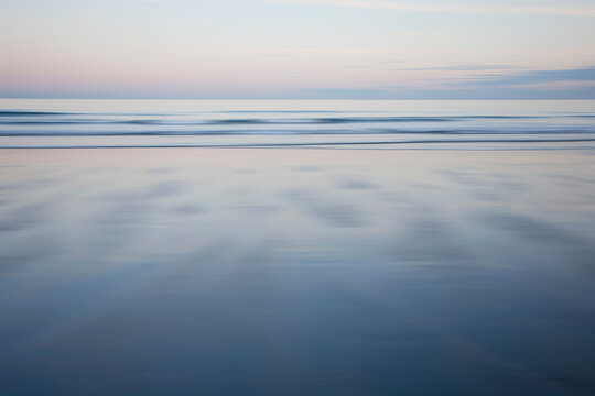 Scenic seascape at dusk