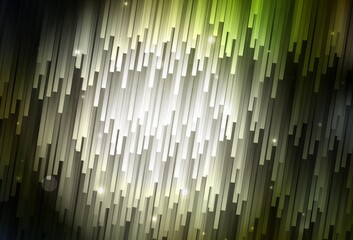 Dark Green, Yellow vector background with straight lines.