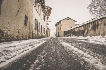 narrow street in the old town