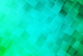 Light Green vector template with rhombus.