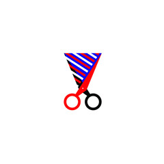 Scissors icon.modern design.vector illustration.barber.barber logo. barbershop. barbershop logo