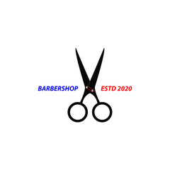 Scissors icon.modern design.vector illustration.barber.barber logo. barbershop. barbershop logo