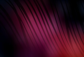 Dark Pink vector texture with bent lines.