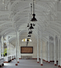 Inside Market Colonnade in Karlovy Vary, Czechia