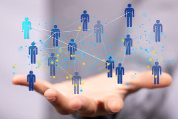 organization chart team concept networking business