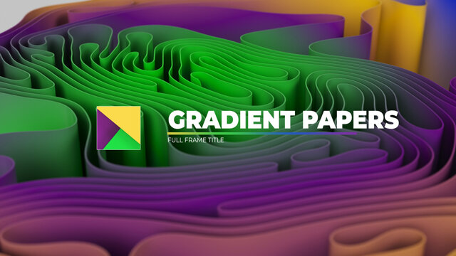 Gradient Papers Full Frame Title