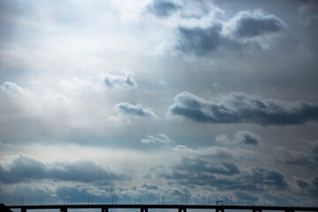 Beautiful clouds in the sky, taken in Dalian, Liaoning, China
