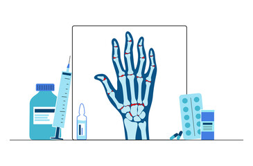 Obraz premium Arthritis poster concept