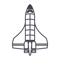 rocket icon with a white background