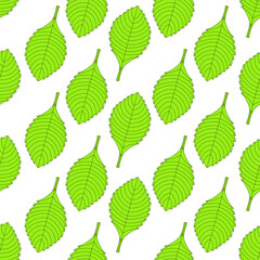Strawberry leaf pattern design. Strawberry leaf background. Strawberry leaf vector illustration