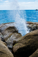 Bicheno Blow Hole, Tasmania, Australia