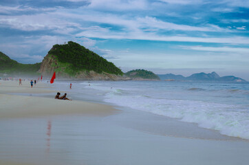 Fototapeta na wymiar Perfect photo of copacabana beach.