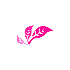 logo helthy leaft beautiful icon templet vector