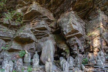 伊豆修禅寺「奥の院」の石仏