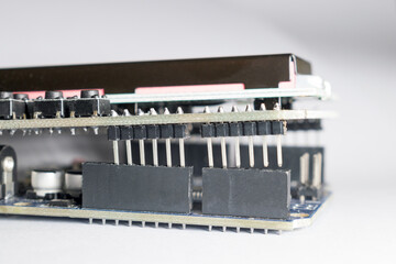 close up of a microcontroller