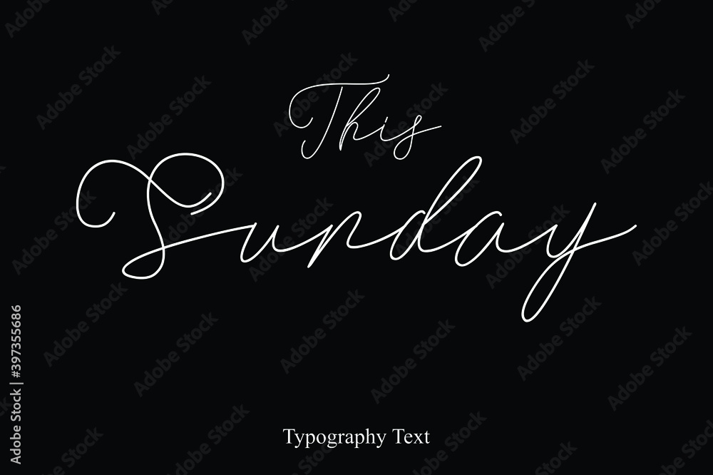 Fototapete handwritten cursive calligraphy typescript