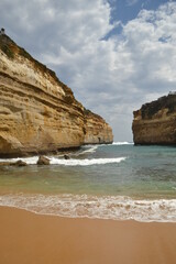 Fototapeta na wymiar beautiful beach in the Australian Ocean Road 