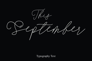 Handwritten Cursive Calligraphy Typescript