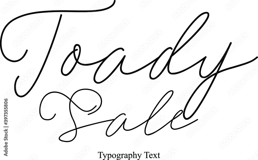 Fototapete handwritten typography typescript text