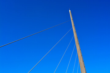 bridge over blue sky