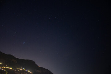 notte positano stelle