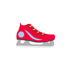 Ice skate icon design template vector isolated illustration