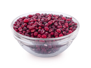 Red bean isolated on white background