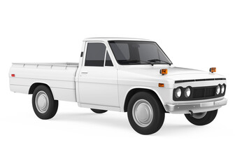 Vintage Pickup Truck Isolated