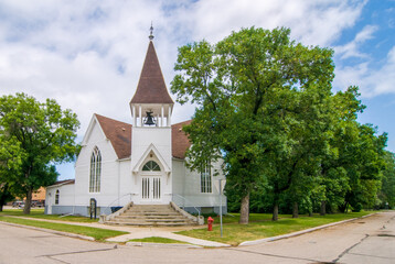 Fototapeta na wymiar White church