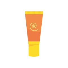 summer suncream icon vector design