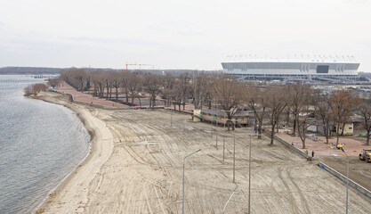  Construction of a new beach and stadium for the 2018 FIFA World Cup