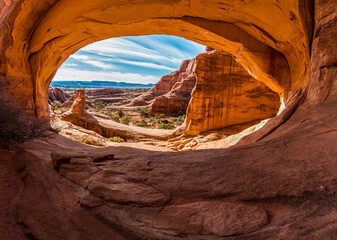 Tower Arch In The Klondike Bluffs, Arches National Park, Utah, USA