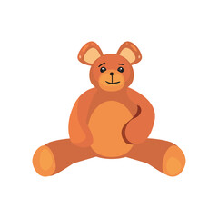teddy bear toy vector design