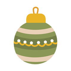 merry christmas sphere vector design