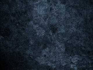 Fototapeta na wymiar Blue cement background, Dark grunge texture concrete, Indigo wall grungy old pattern