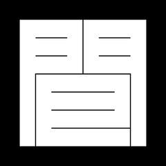 家紋　角字　あ　間