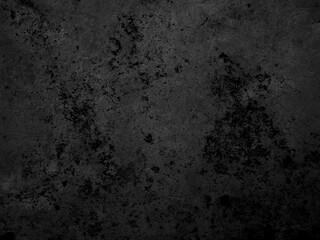 Fototapeta na wymiar Dark wall black and gray cement grunge texture background, old closeup concrete