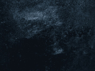 Dark wall black-blue cement background, grunge texture concrete, indigo grungy abstract