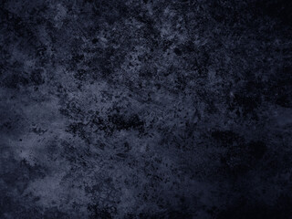Fototapeta na wymiar grunge concrete texture background dark blue color, dirty old wall cement