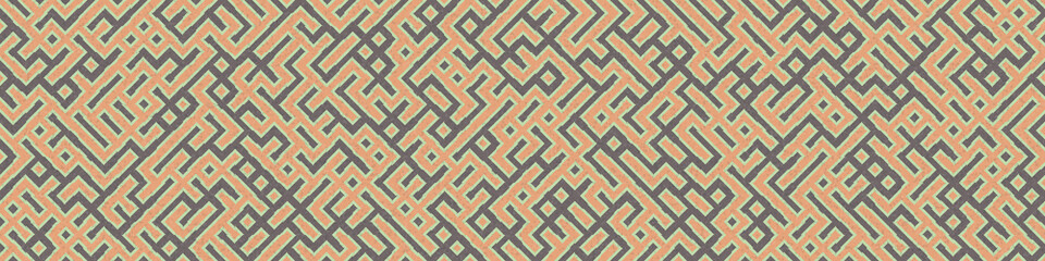 Abstract Geometric Pattern generative computational art illustration