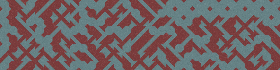 Abstract Geometric Pattern generative computational art illustration
