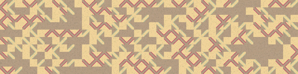 Abstract Geometric Pattern generative computational art illustration