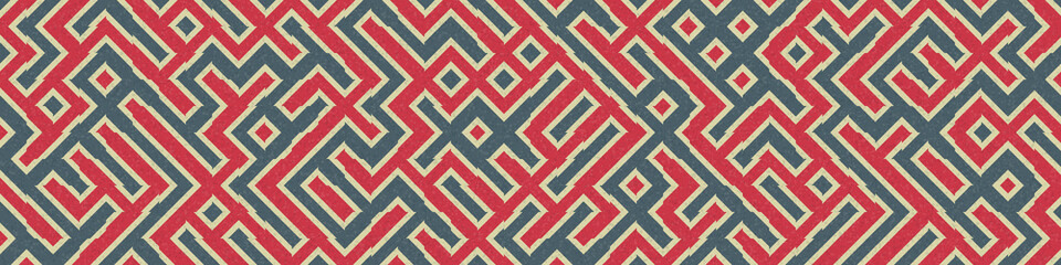 Abstract Geometric Pattern generative computational art illustration