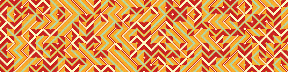 Abstract Geometric Pattern generative computational art illustration