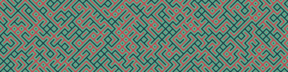 Abstract Geometric Pattern generative computational art illustration