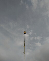 street lamp on sky