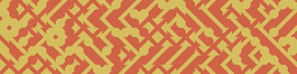 Abstract Geometric Pattern generative computational art illustration