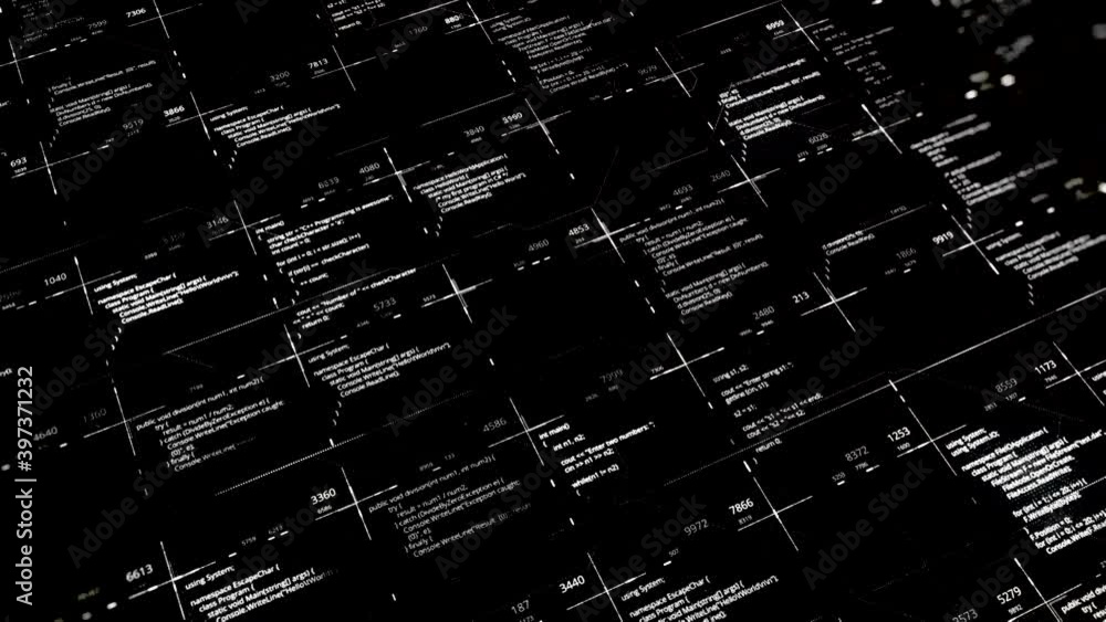 Poster futuristic and technology concept of the internet and big data cloud. animation. concept of ai, arti