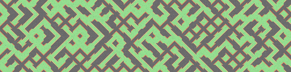 Abstract Geometric Pattern generative computational art illustration