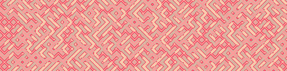 Abstract Geometric Pattern generative computational art illustration